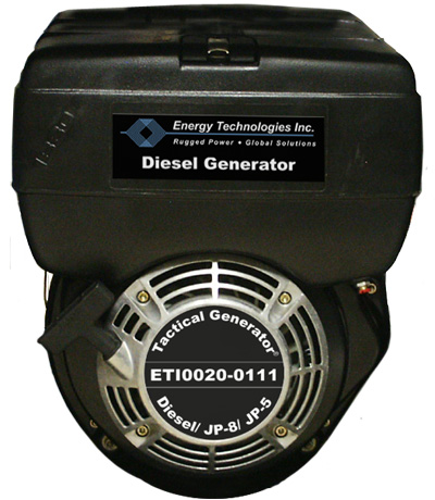 Rugged Tactical Generator Uses JP-8, JP-5, DF-1 and DF-2 Rugged Tactical Generator Uses JP-8, JP-5, DF-1 and DF-2 and Power Conditioners